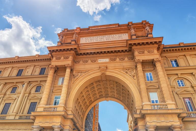 De triomfboog van Vittorio Emanuele II, Firenze