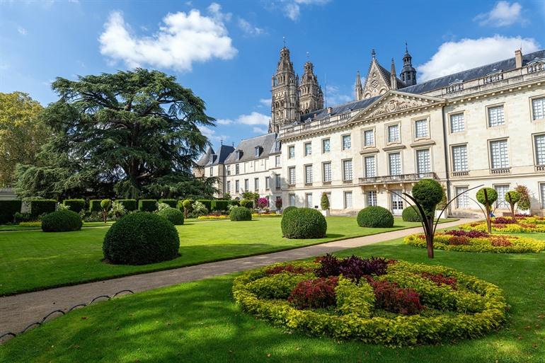 De tuinen van 	Musée des Beaux-Arts, Tours