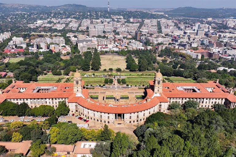 De Union Buildings in Pretoria