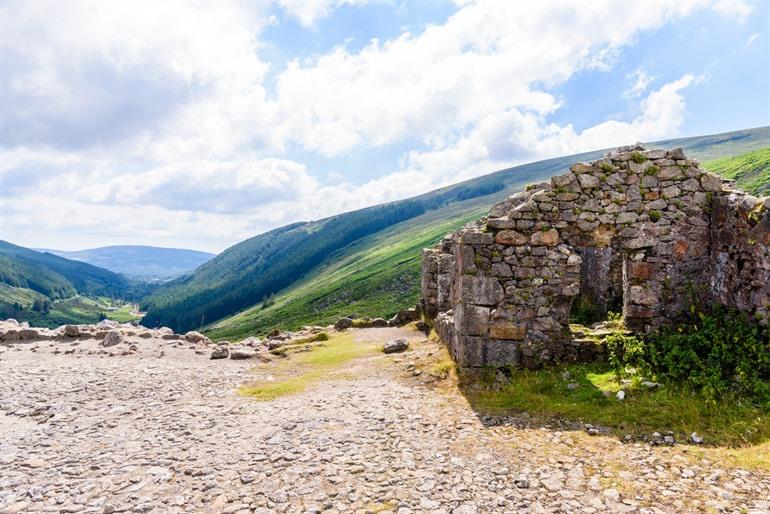 De verlaten Glendalough Mines