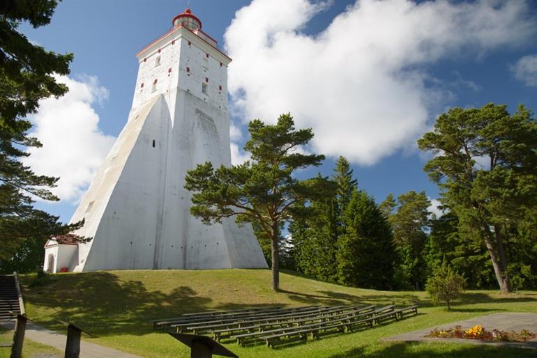 De vuurtoren van Hiiumaa in Estland