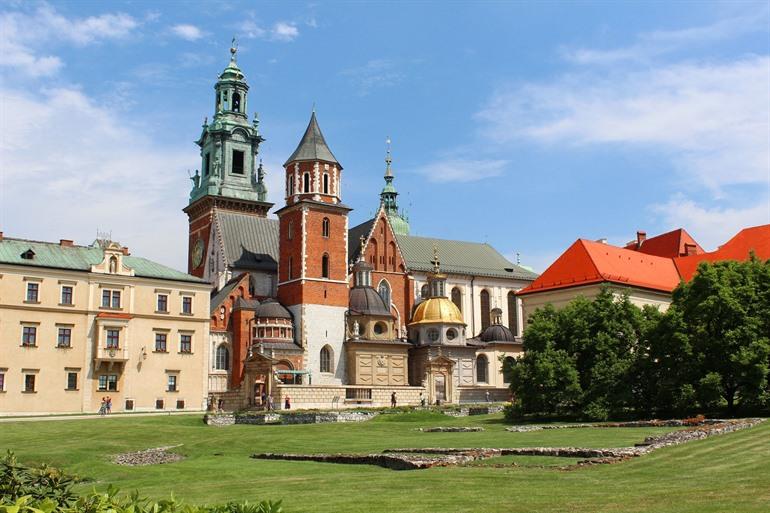 De Wawelkathedraal in Krakau