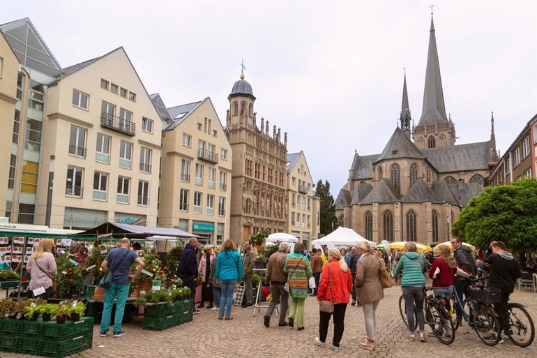 De wekelijkse markt