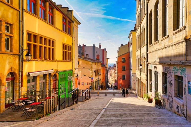De wijk Croix-Rousse in Lyon