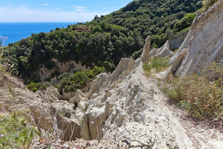 De witte  Pizzi Bianchi op Ischia