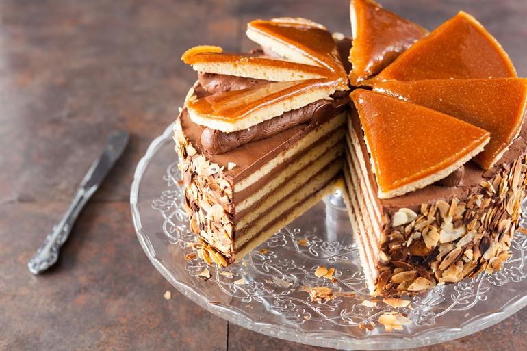 Dobosh Torta (chocoladetaartje) proeven, Hongaarse keuken