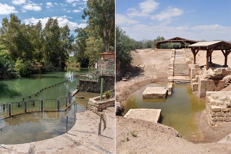Doopplaats van Jezus in de Jordaanrivier, Jordanië
