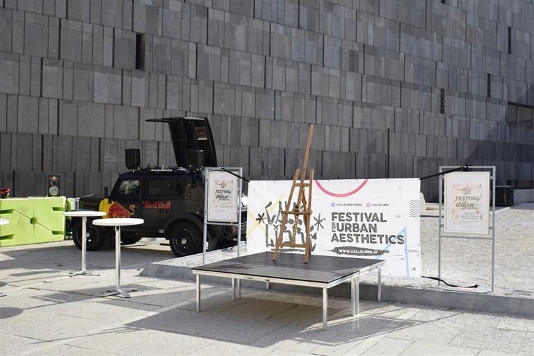 Dschungel Wien opbouw festival