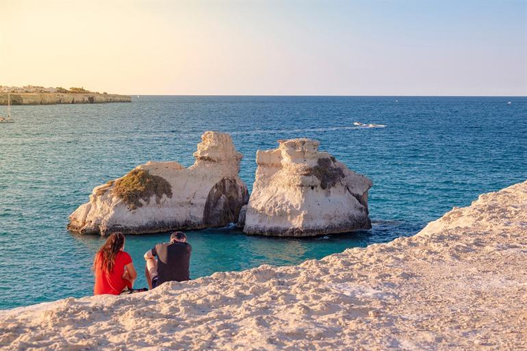 Due Sorelle-rotsformaties bij Torre dell’Orso