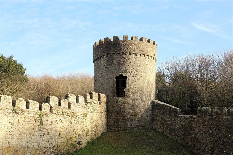 Dunraven Castle, Gower Peninsula, Wales