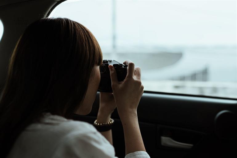 een camera in de auto gebruiken