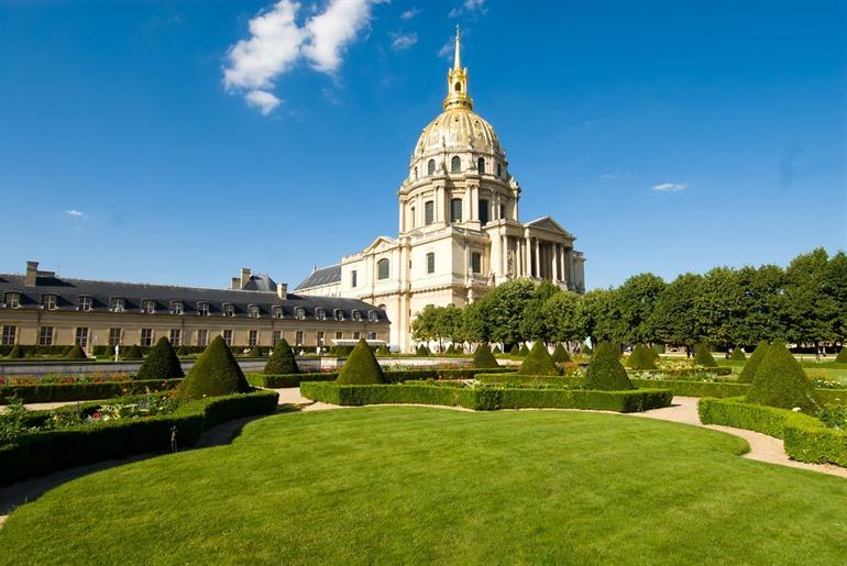 Een tuin van Les Invalides