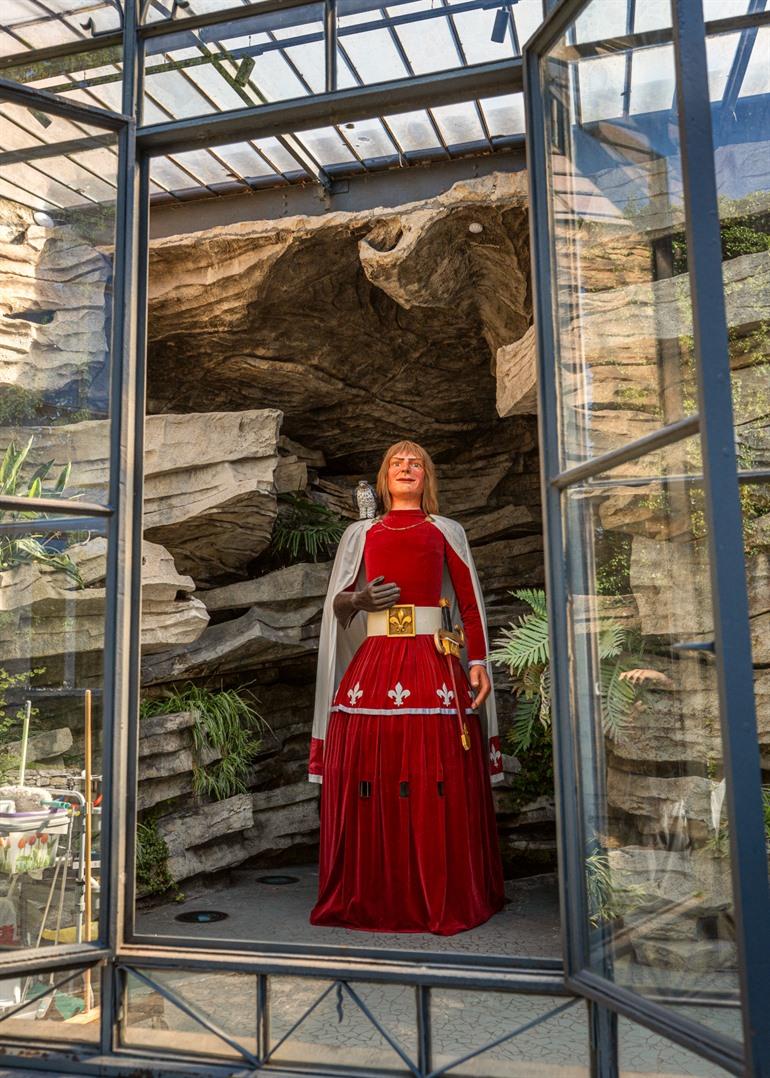 Een van de reuzen in Ath