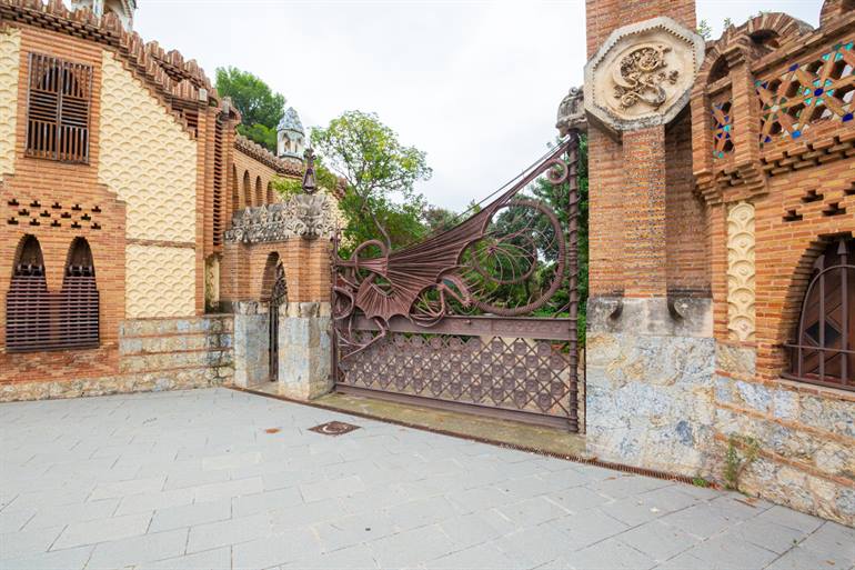 El Drac de Gaudi bij Finca Güell