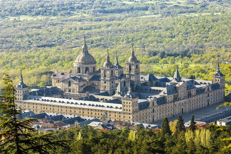 El Escorial luchtfoto