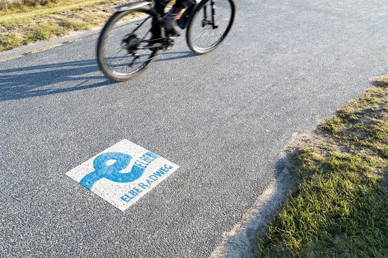 Elberadweg, fietsen langs de Elbe