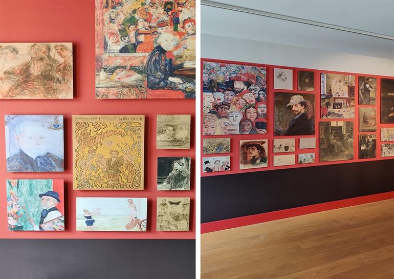 Enkele werken van James Ensor, Oostende