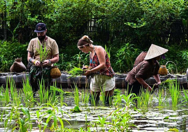 Ervaar het lokale leven van de Vietnamese boeren tijdens deze excursie