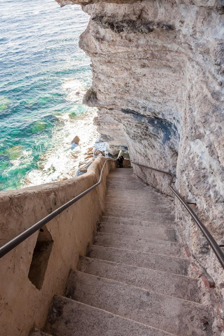 Escalier du Roi d'Aragon in Bonifacio