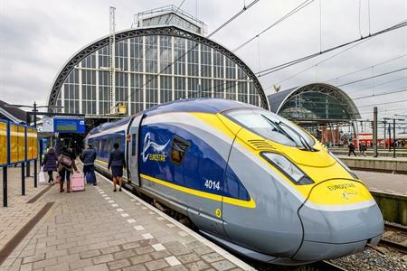 Eurostar vanuit Amsterdam naar Londen