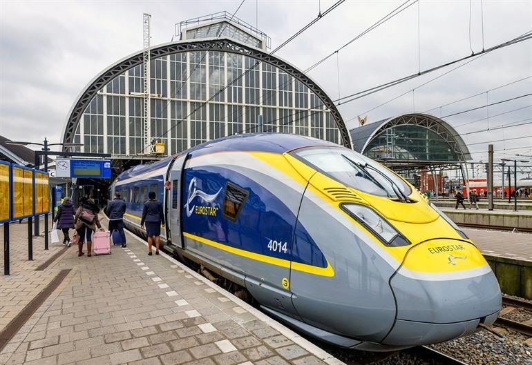 Eurostar vanuit Amsterdam naar Londen