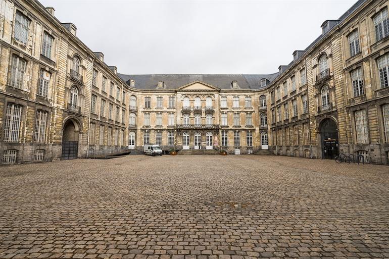 Facade Abdij Saint-Vaast, Arras