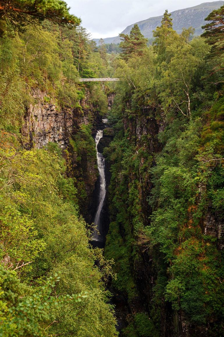 Falls of Measach in het Corrieshalloch Gorge National Nature Reserve