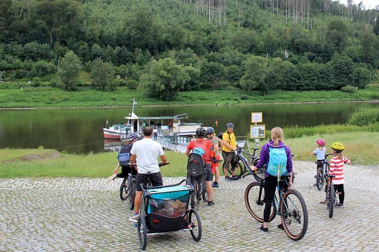 Ferry in Shmilka, Bad Schandau