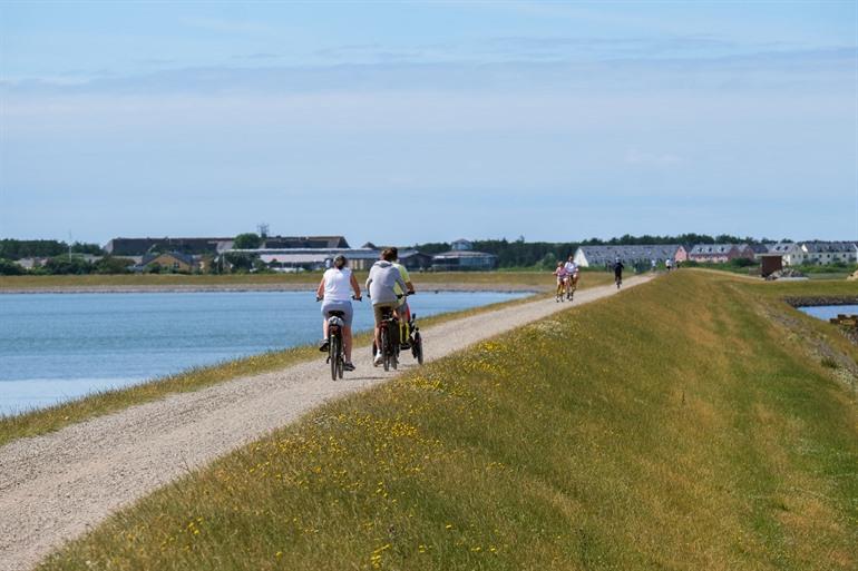 Fietsen langs de Rantumbecken