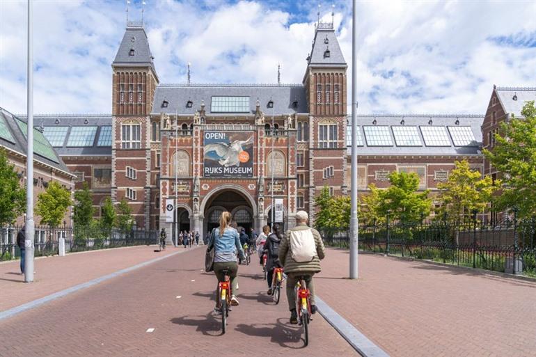 Fietstocht met gids in Amsterdam