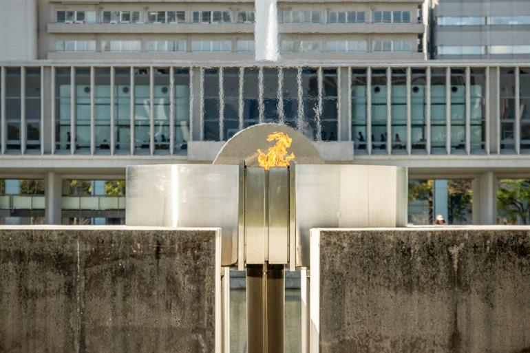 Flame of Peace in het Vredespark