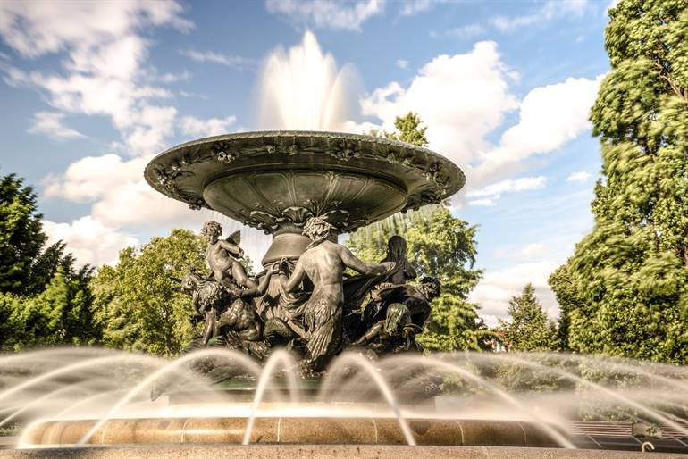 Fontein Albertplatz Dresden