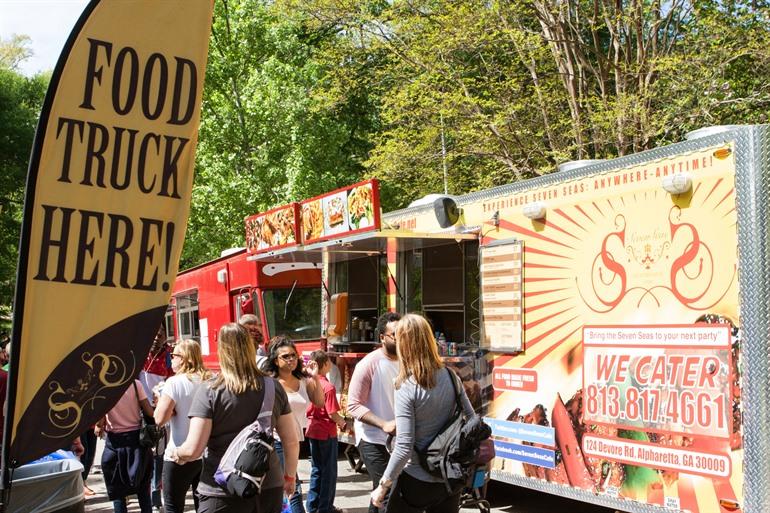 Foodtruckfestival in Grant Park