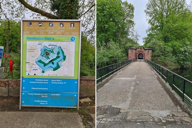 Fort 4 - Mortsel ingang