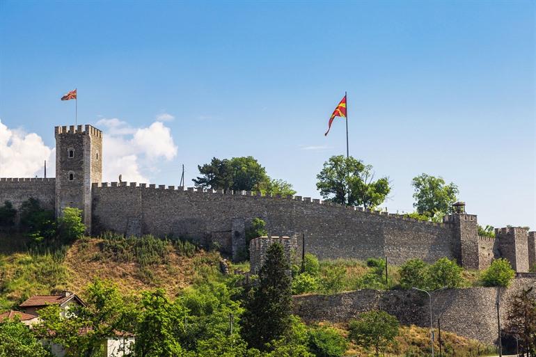 Fort Kale in Skopje, Noord-Macedonië