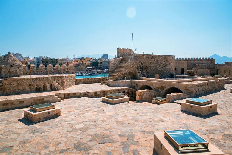 Fort Koulés bezoeken in Heraklion, Kreta
