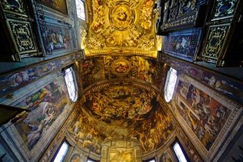 Fresco's in Basilica di San Prospero, Reggio Emilia