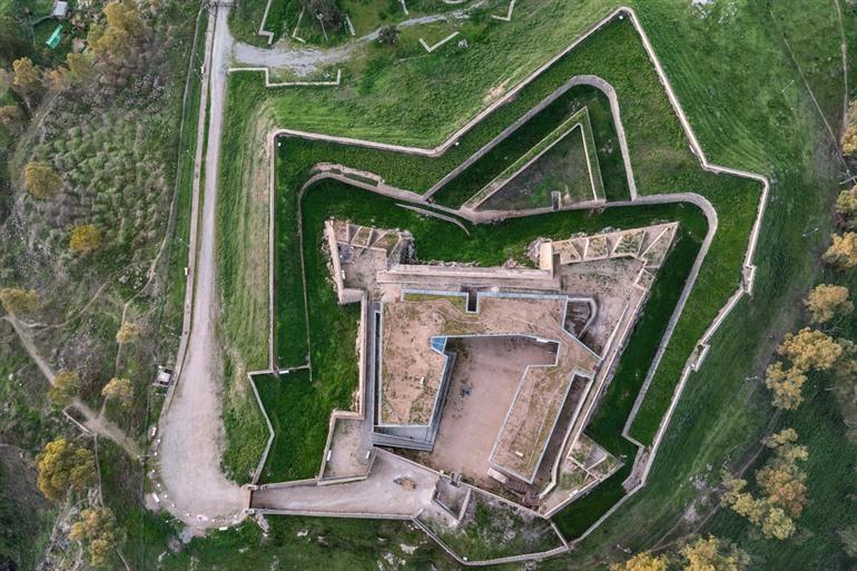 Fuerte de San Cristóbal van bovenaf