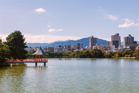Fukuoka op het Japanse eiland Kyushu