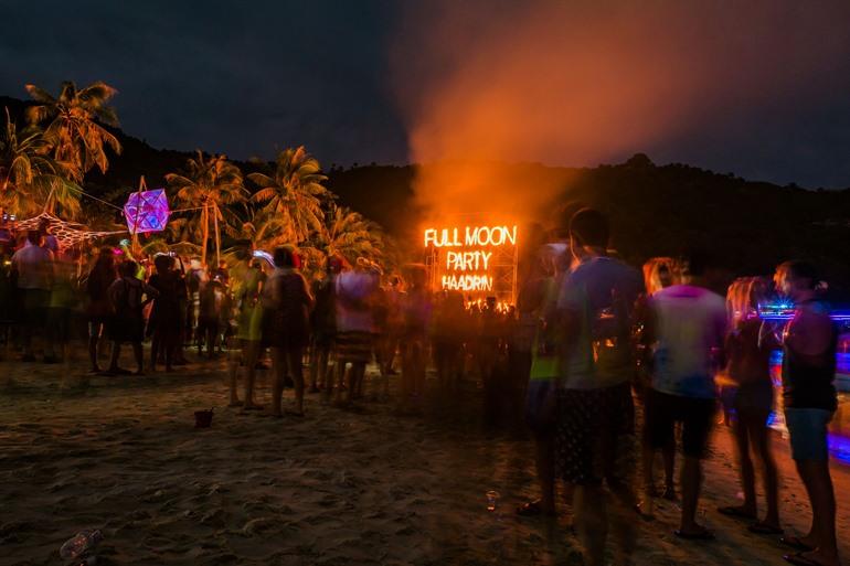 Full Moon Parties op Koh Pha Ngan, Thailand