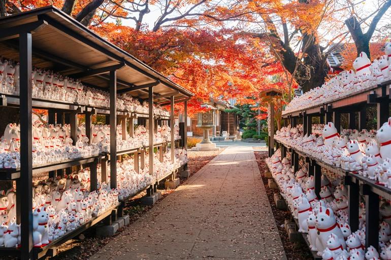 Gōtokuji Temple in Setagaya