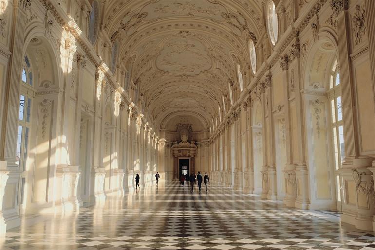 Galleria di Diana in het paleis van Venaria, Turijn