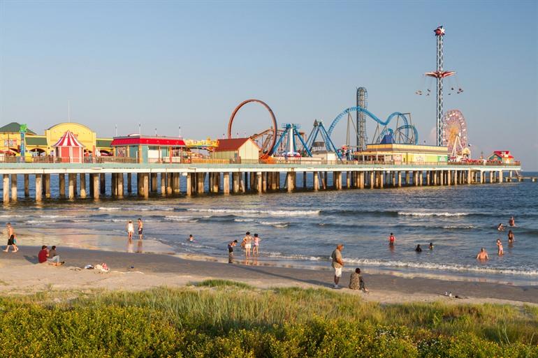 Galveston dicht bij Houston