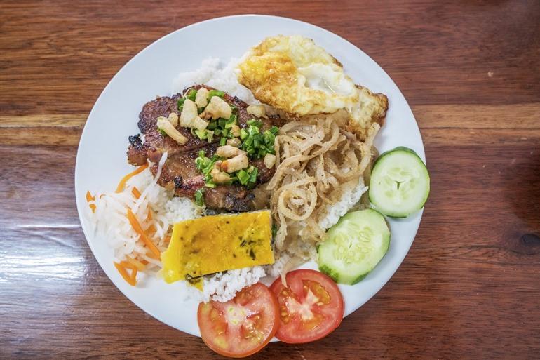 Gebroken rijst Com tam