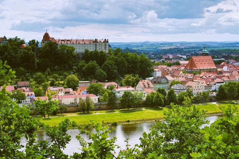 Geniet van het uitzicht over Pirna