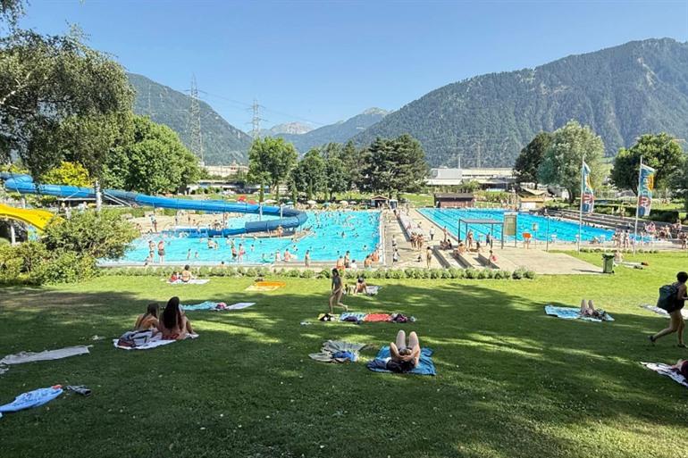 Genieten aan het Freibad