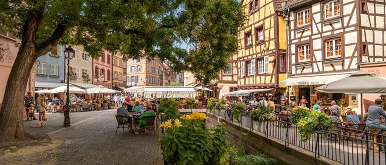 Gezellige terrasjes in Colmar