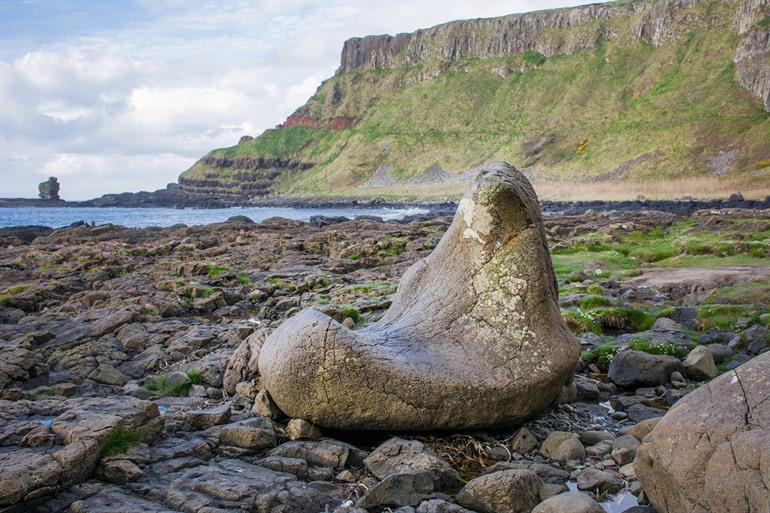 Giant’s Boot van de Ierse reus Finn, Giant's Causeway