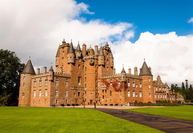 Glamis Castle in Schotland 