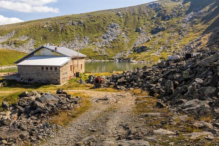 Golemo Ezero in het nationaal park Pelister, Noord-Macedonië